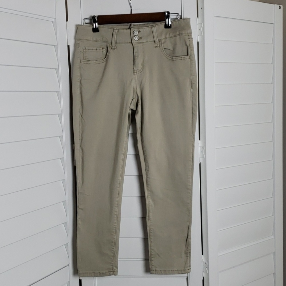 So distressed khakis